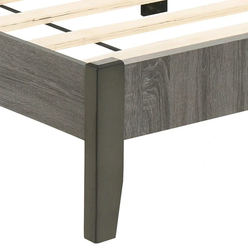 Furniture of America Lucia Rustic Grey Wood Platform Bed