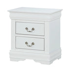 Lillie 4 Piece White Sleigh Bedroom Set