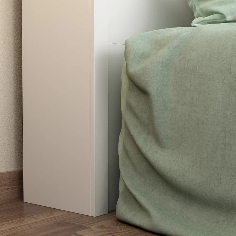 65 W Timechee Wooden Bookcase Headboard With Light