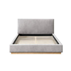 Porter Boucle Upholstered Wood Base Platform Bed