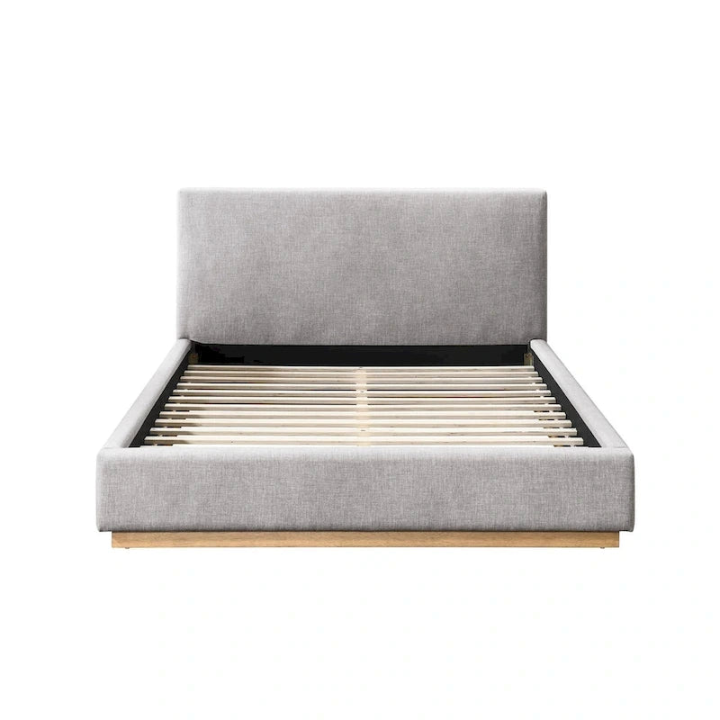 Porter Boucle Upholstered Wood Base Platform Bed
