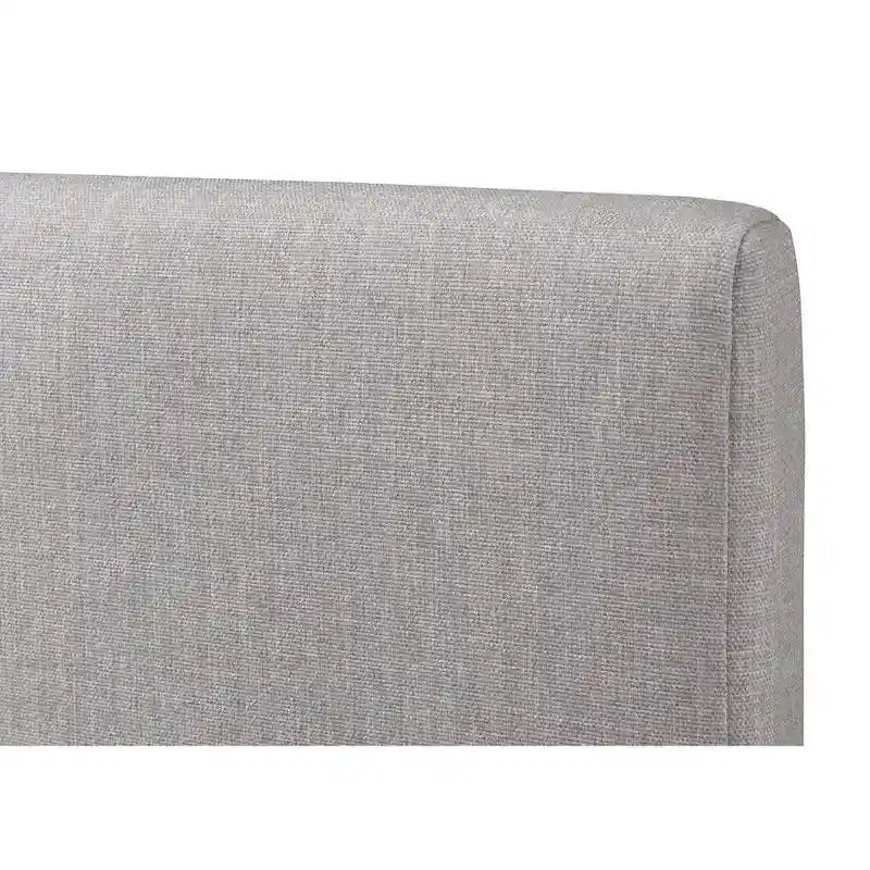 Porter Boucle Upholstered Wood Base Platform Bed