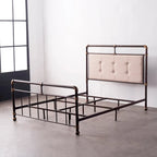 Corvus Somme Antique Dark Bronze Iron Metal Bed