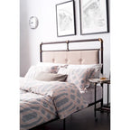 Corvus Somme Antique Dark Bronze Iron Metal Bed