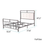 Corvus Somme Antique Dark Bronze Iron Metal Bed
