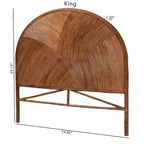 Seana Bohemian Rattan Standalone Headboard