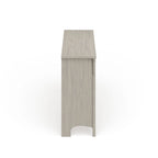 Antique White Storage Cabinet with Doors - 46.22 L x 12.76 W x 29.96 H - 46.22 L x 12.76 W x 29.96 H