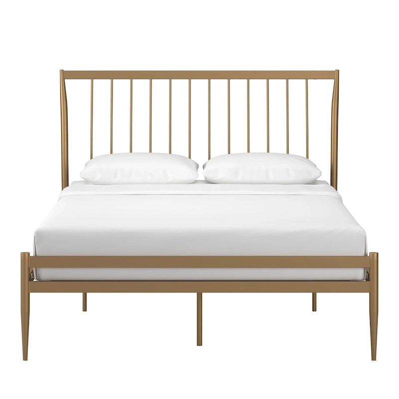 Parkcrest Gold Metal Bed by iNSPIRE Q Bold