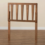 Duncan Contemporary Ash Walnut Finished Wood Headboard