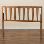 Duncan Contemporary Ash Walnut Finished Wood Headboard