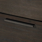 Roundhill Furniture Belani Wood Panel Bed Set, Bed, Dresser, Mirror, and Two Nightstands, Espresso