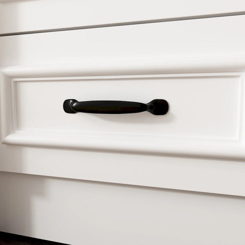 Modern 6-Door Armoire with Cushioned Bench and Drawers