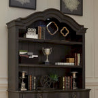 Copper Grove Chesapeake Wire Brushed Antique Black Credenza Hutch