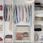 Multi-Unit Wardrobe Versatile Storage Solutions Armoires Cabinet White