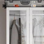 Multi-Unit Wardrobe Versatile Storage Solutions Armoires Cabinet White