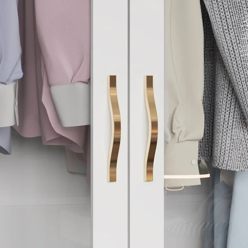 Multi-Unit Wardrobe Versatile Storage Solutions Armoires Cabinet White