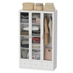 Multi-Unit Wardrobe Versatile Storage Solutions Armoires Cabinet White