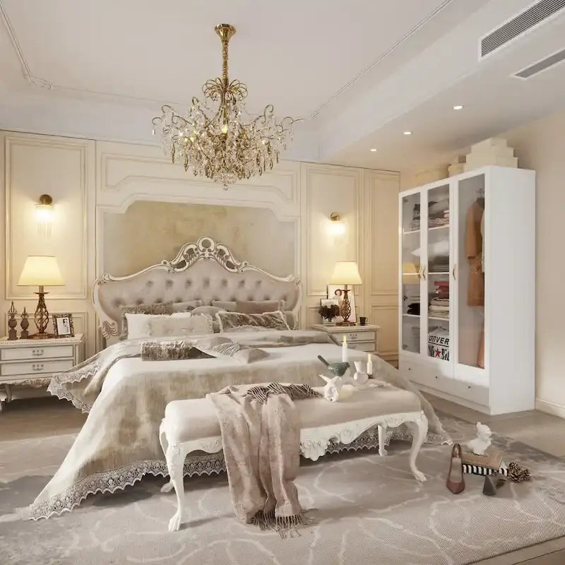 Multi-Unit Wardrobe Versatile Storage Solutions Armoires Cabinet White