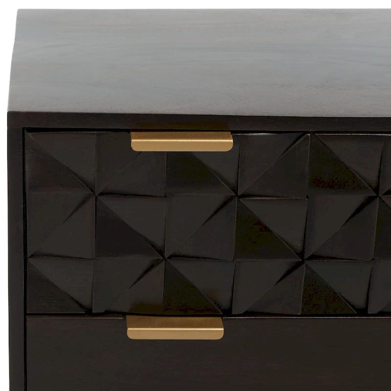SAFAVIEH Cena 3-Drawer Storage Bedroom Chest