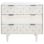 SAFAVIEH Cena 3-Drawer Storage Bedroom Chest