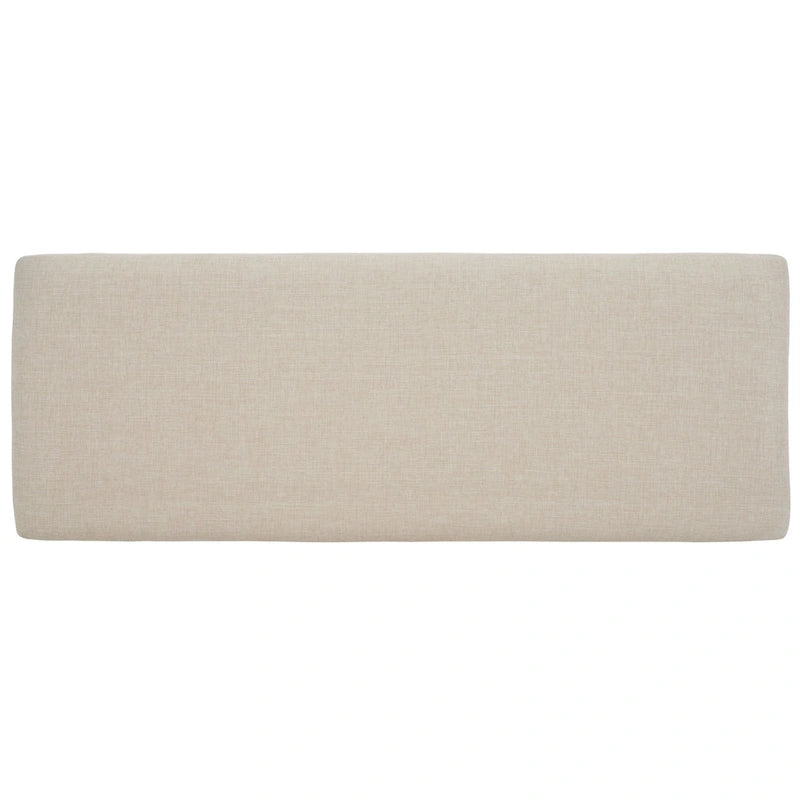 SAFAVIEH Yael Open Shelf Bench with Cushion - 42  W x 15  D x 18  H - 42Wx15Dx18H