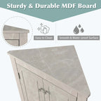 Triangle Bathroom Storage Cabinet with Adjustable Shelves