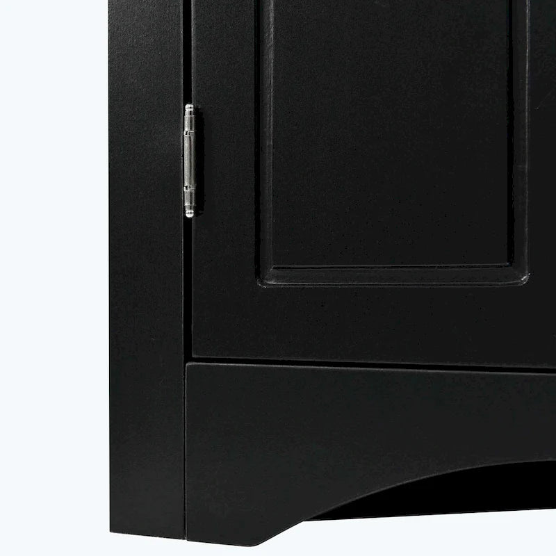 Triangle Bathroom Storage Cabinet with Adjustable Shelves