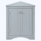 Triangle Bathroom Storage Cabinet with Adjustable Shelves