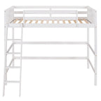 Merax Solid Wood Twin Size Loft Bed with Ladder