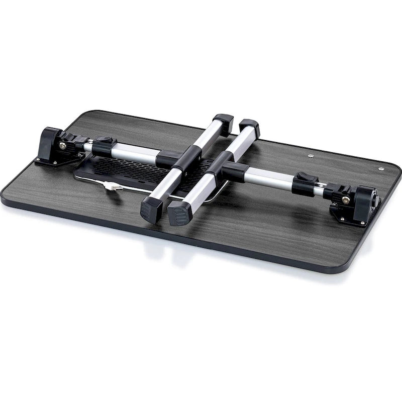 Husband Pillow - Lap Desk Wood Small Top - Fits Up to 17 Laptop - with Dual Cushion, Multifunctional Slot for Tablet