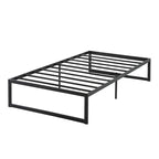 Priage by ZINUS Black Metal Platform Bed Frame