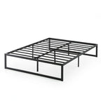 Priage by ZINUS Black Metal Platform Bed Frame