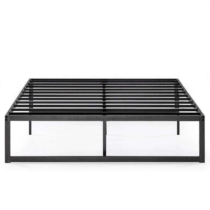 Priage by ZINUS Black Metal Platform Bed Frame