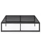 Priage by ZINUS Black Metal Platform Bed Frame