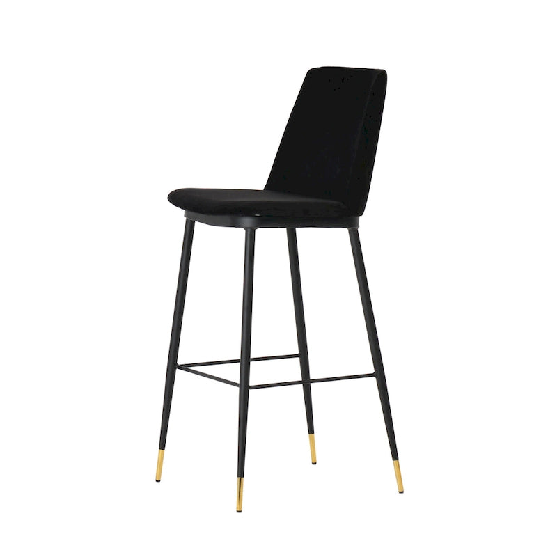 Evora Velvet Counter Stool (Set of 2)