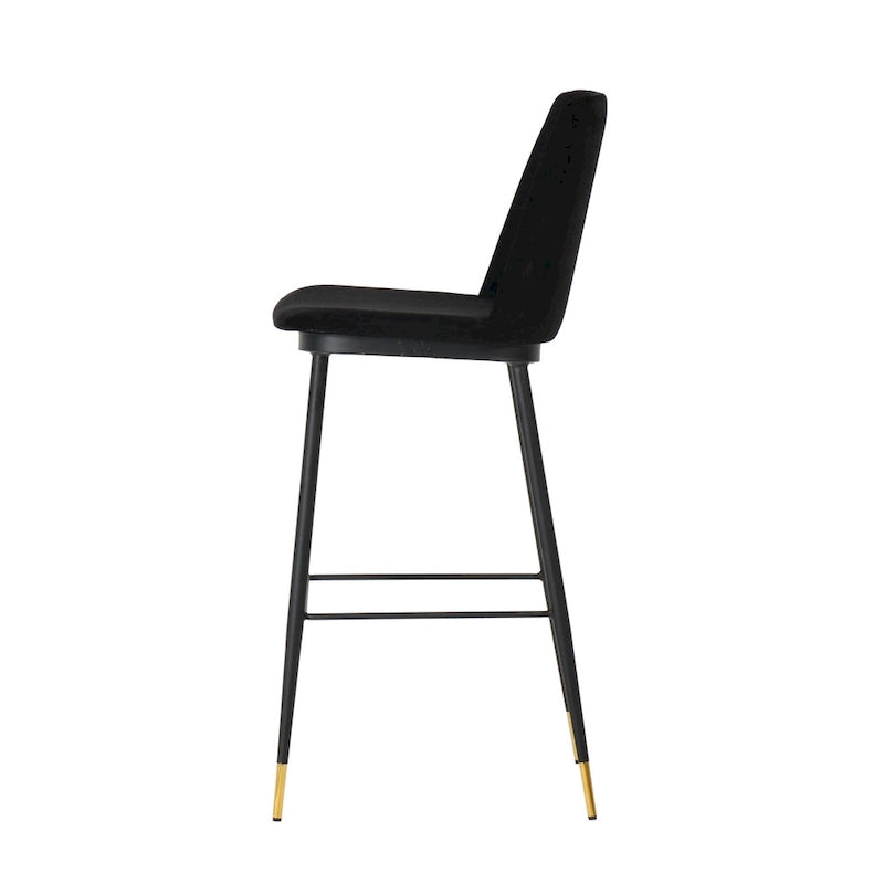 Evora Velvet Counter Stool (Set of 2)
