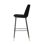 Evora Velvet Counter Stool (Set of 2)