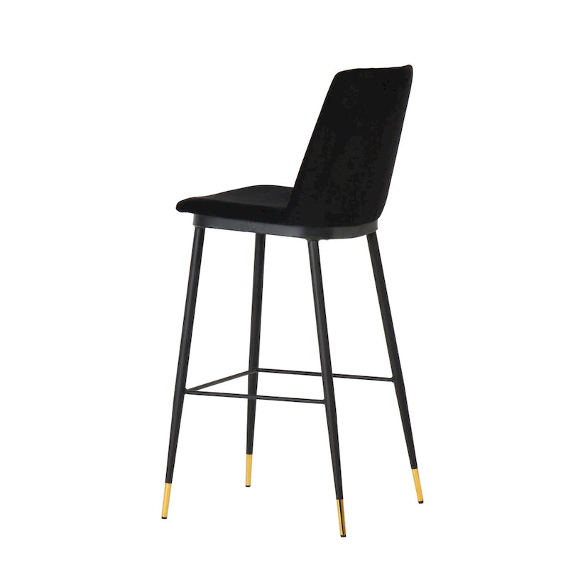 Evora Velvet Counter Stool (Set of 2)