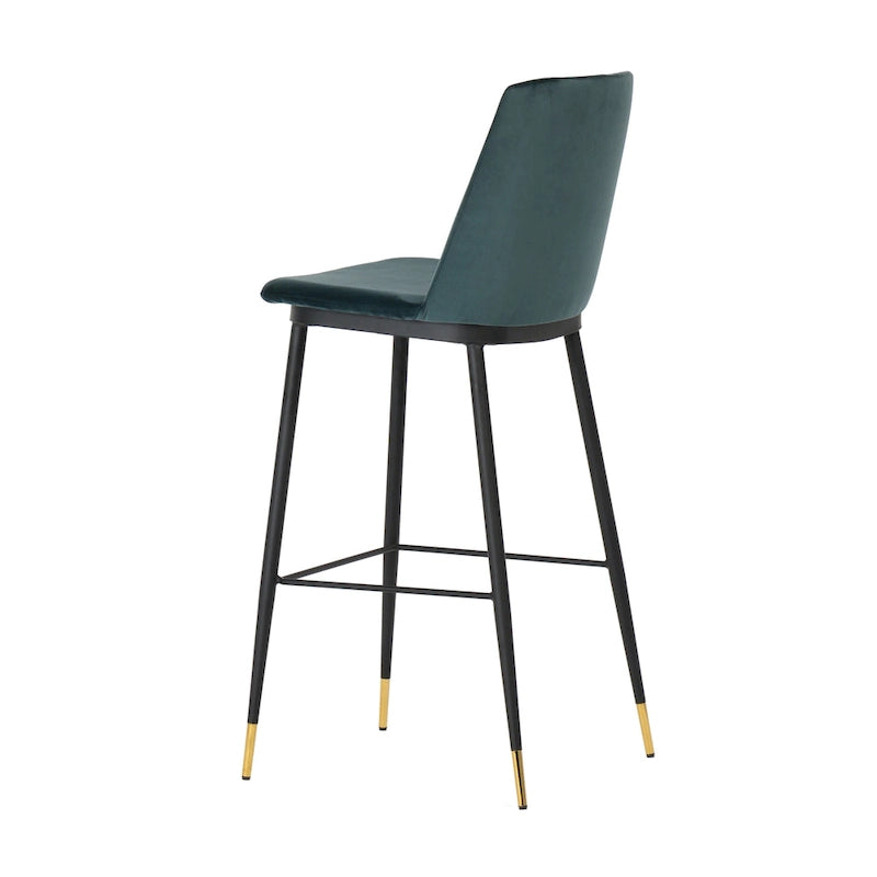 Evora Velvet Counter Stool (Set of 2)