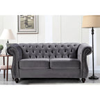 Antoinette Chesterfield 2-Piece Set- Sofa & Loveseat