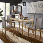 Darcy Gold with Faux Marble Top Dining Table by iNSPIRE Q Bold