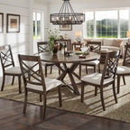 Garrison Espresso Convertible Dining Set by iNSPIRE Q Modern