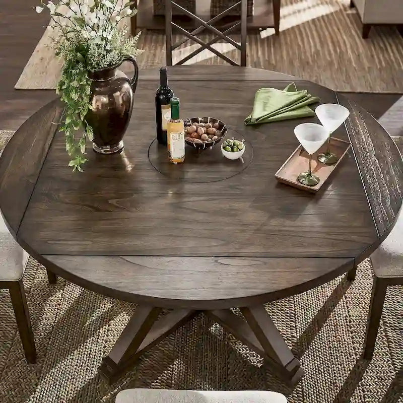 Garrison Espresso Convertible Dining Set by iNSPIRE Q Modern