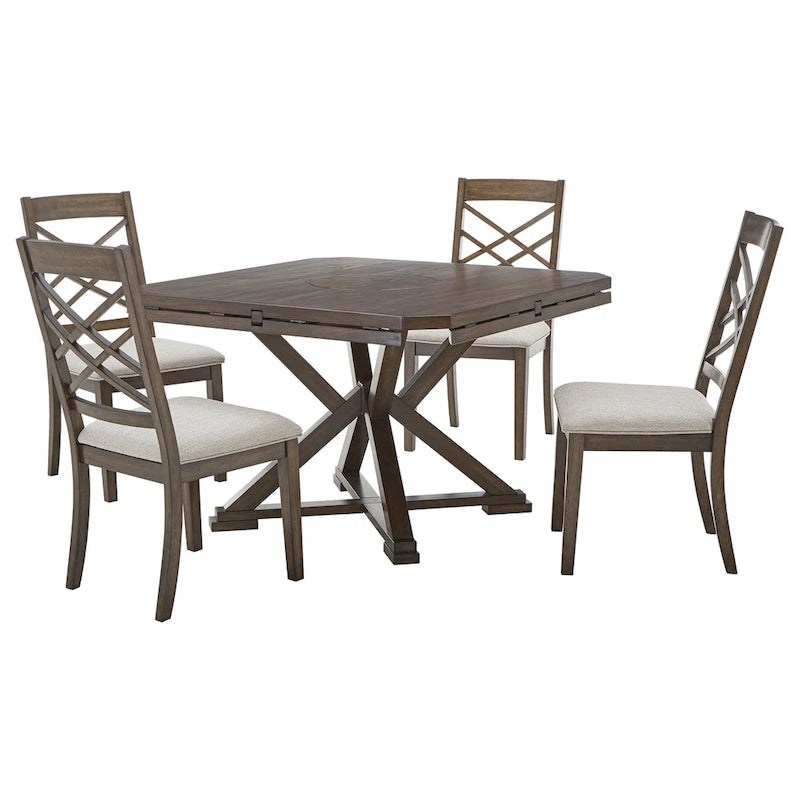 Garrison Espresso Convertible Dining Set by iNSPIRE Q Modern
