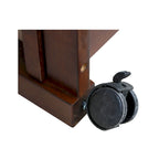 Porch & Den Estelle Solid Wood Microwave Kitchen Cart