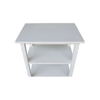 Porch & Den Estelle Solid Wood Microwave Kitchen Cart