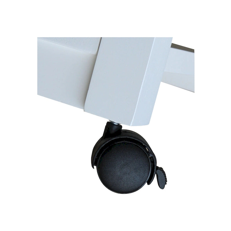 Porch & Den Estelle Solid Wood Microwave Kitchen Cart