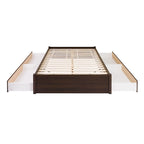 Prepac Queen Select 4-post Platform Bed with Optional Drawers