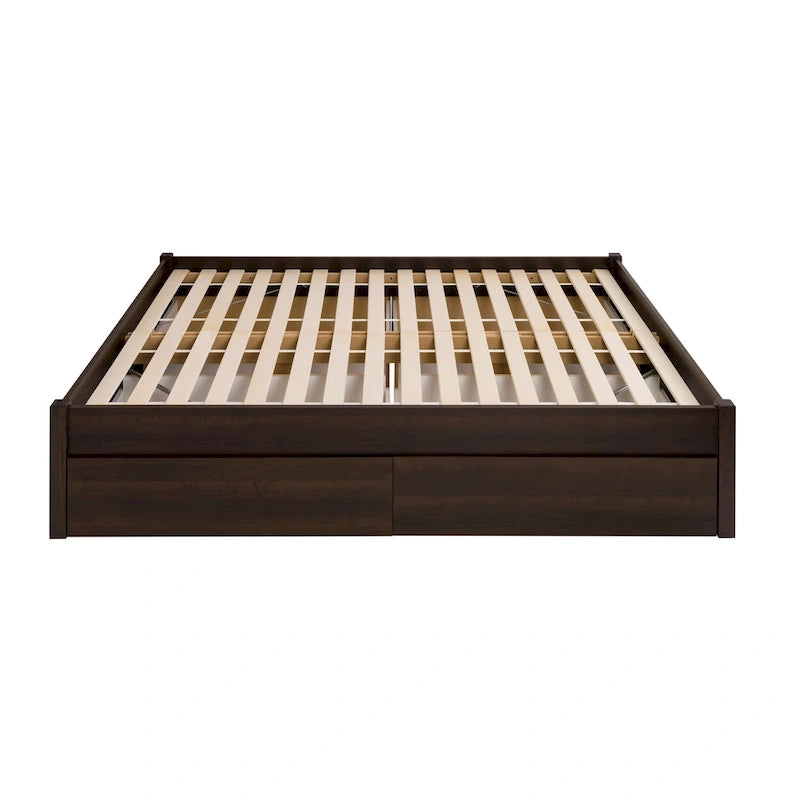 Prepac Queen Select 4-post Platform Bed with Optional Drawers