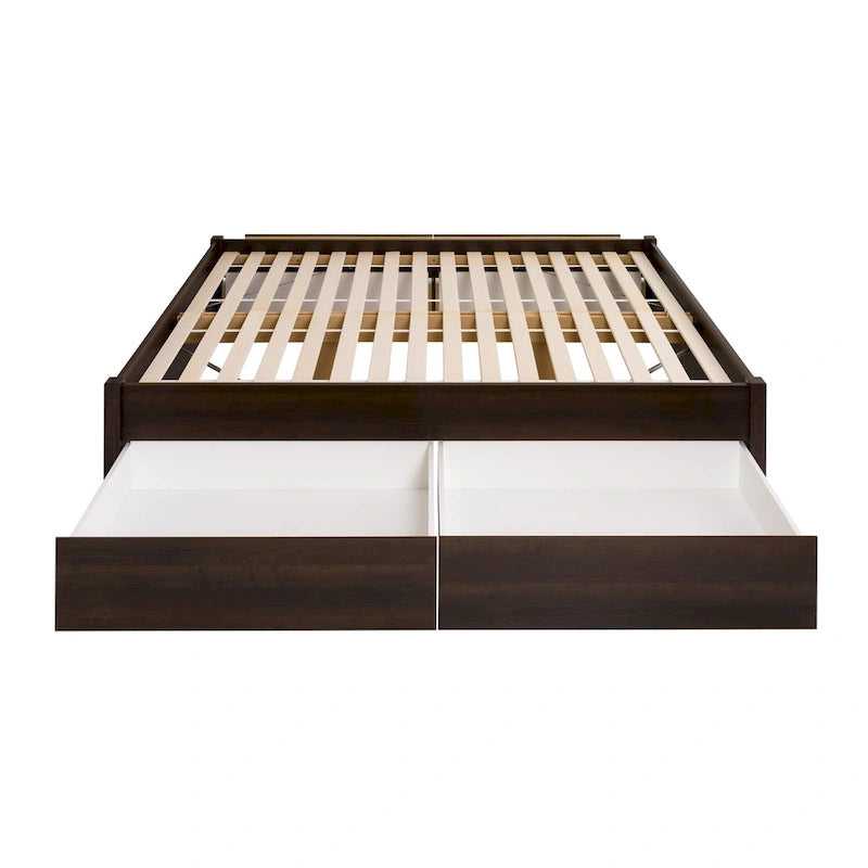 Prepac Queen Select 4-post Platform Bed with Optional Drawers